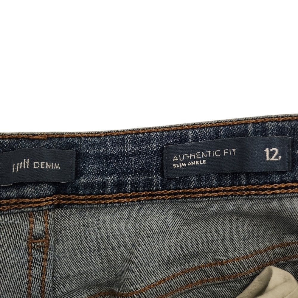 J. Jill Jeans Authentic Fit slim Ankle, Sz 12 - Picture 3 of 7
